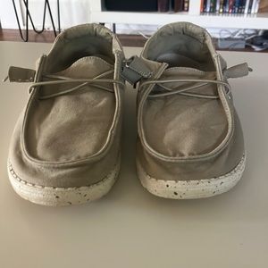 Hey Dude  Slip on Shoes tan Womens size 7